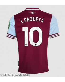 West Ham United Lucas Paqueta #10 Tricou Fotbal Replică 2024-25 Barbati Acasa